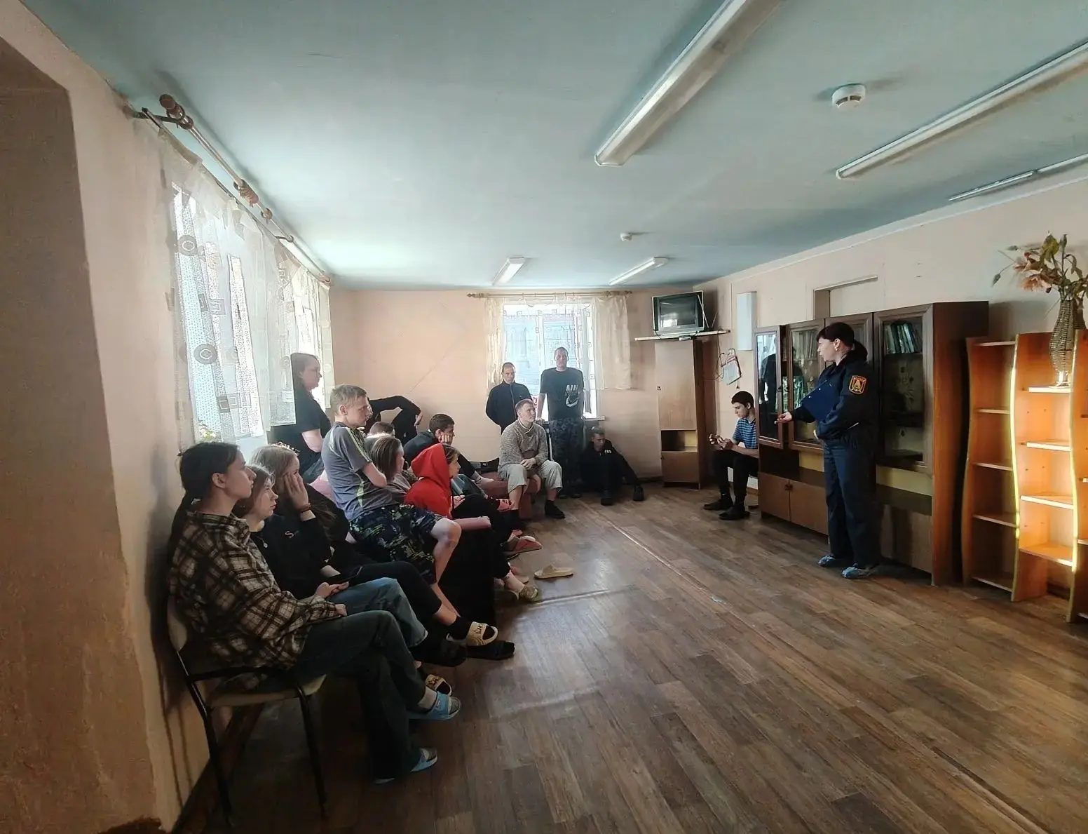 📌Профилактическая  беседа 
о мерах пожарной безопасности в весенний пожароопасный период. 
 В студе