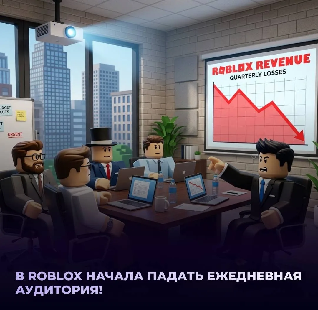 ⚡️ В Roblox начал падать онлайн!