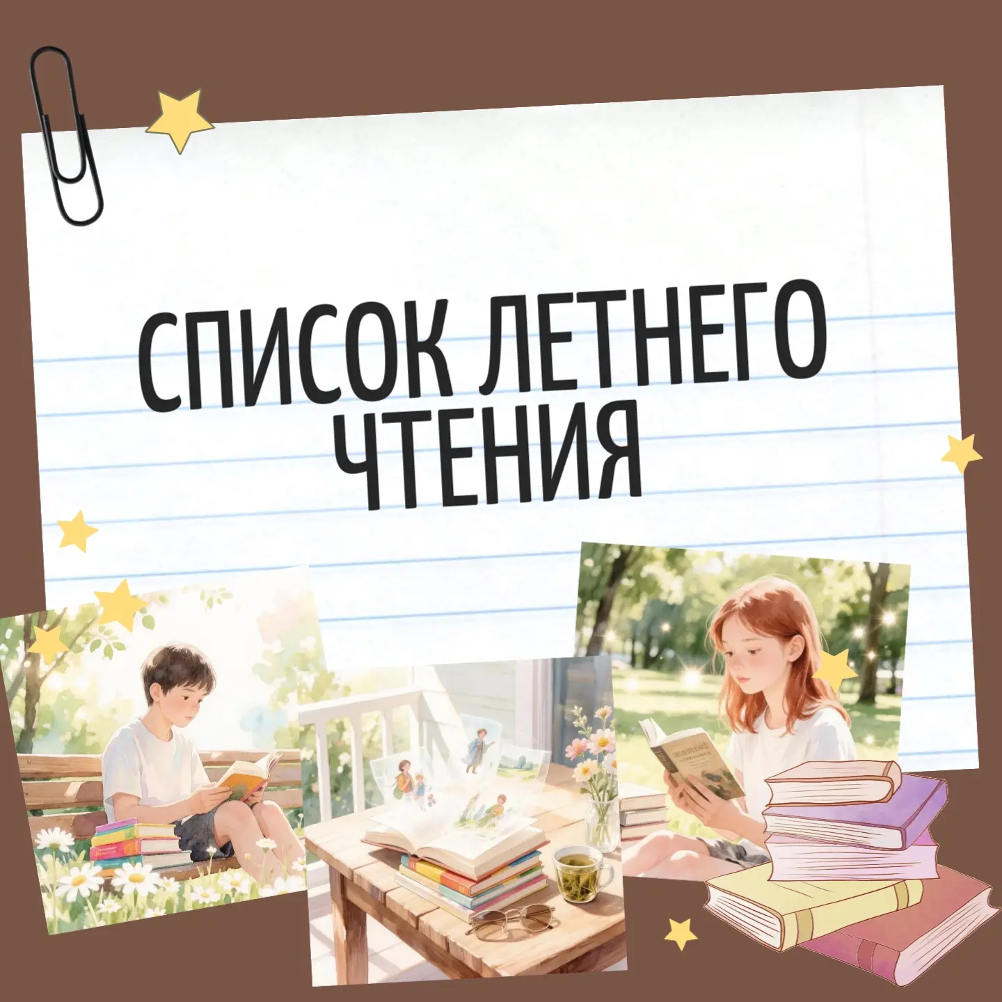 📕Помни про список летнего чтения

Не сохранил карточки со списком книг для своего класса? Их можно 
