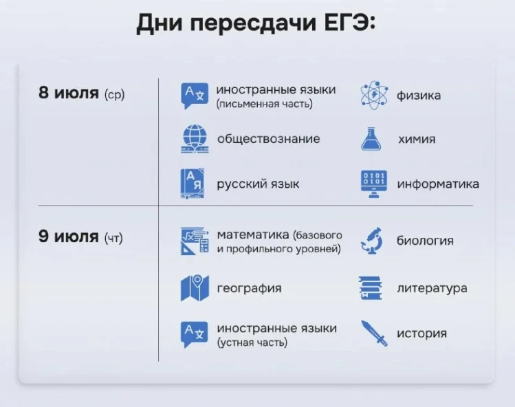 📣 Друзья-выпускники!

Сегодня, 25 июня, завершились резервные дни основного периода ЕГЭ‑2026. Позад