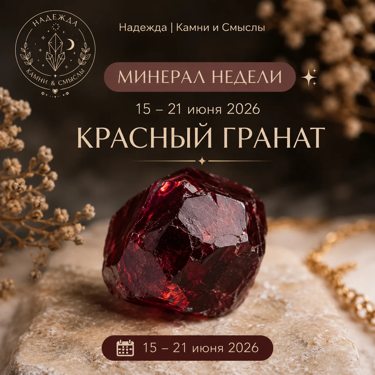 🌿 Минерал недели  15–21 июня 2026