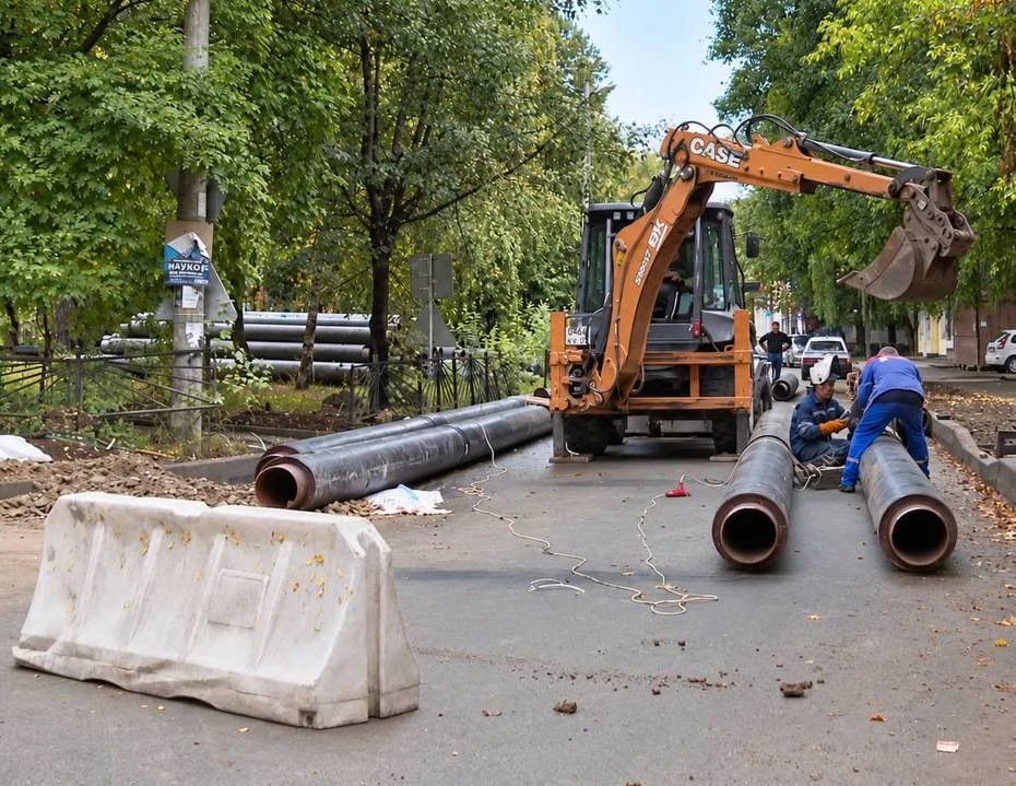 ❗️На улице Тарчокова в Нальчике завершили замену ветхих подземных коммуникаций
