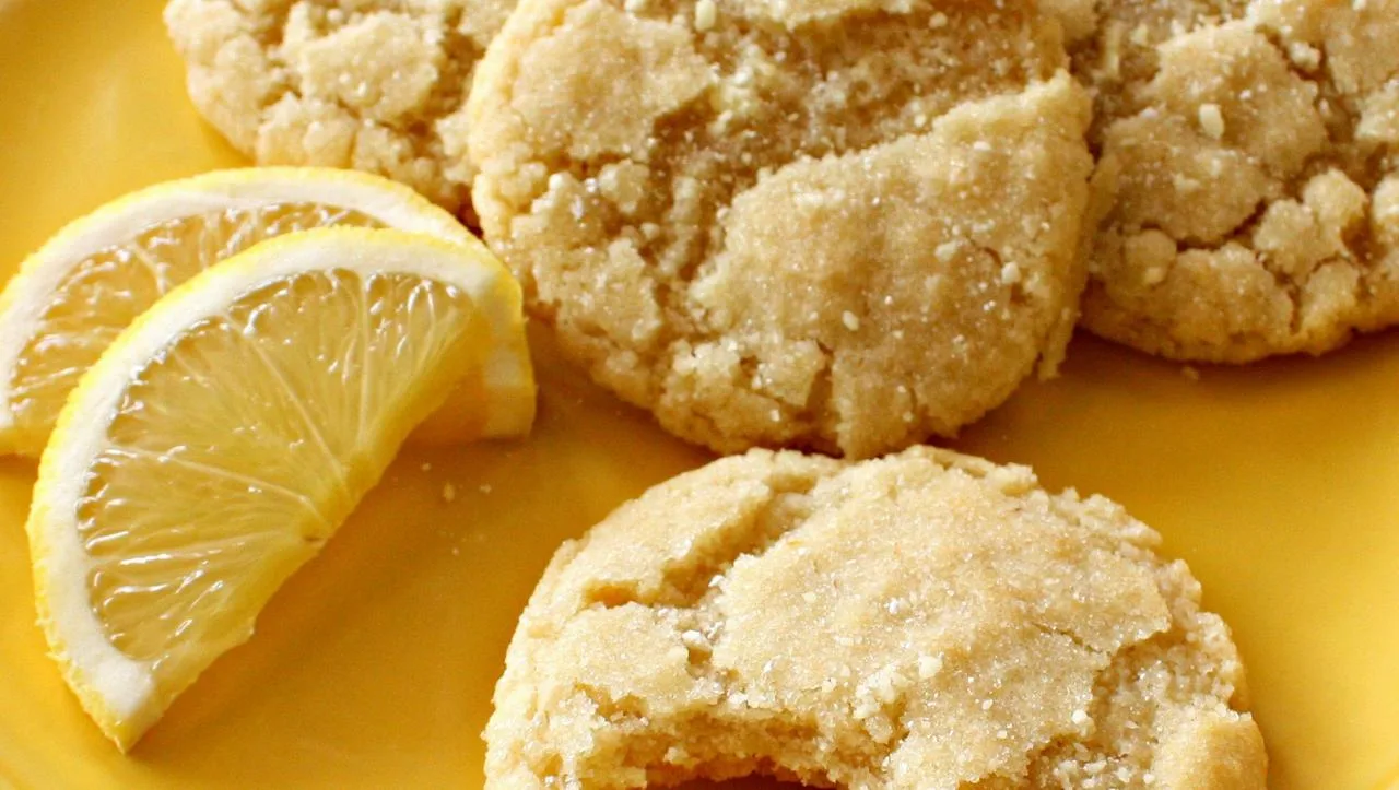 🍋 Постное (веганское) лимонное печенье