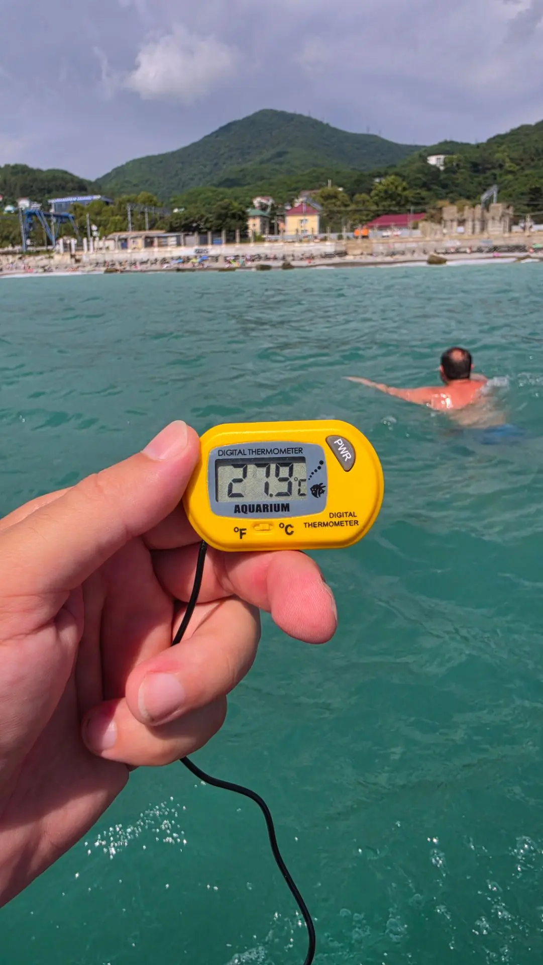 Море +27.9° в Лазаревском 🌴🔥💗