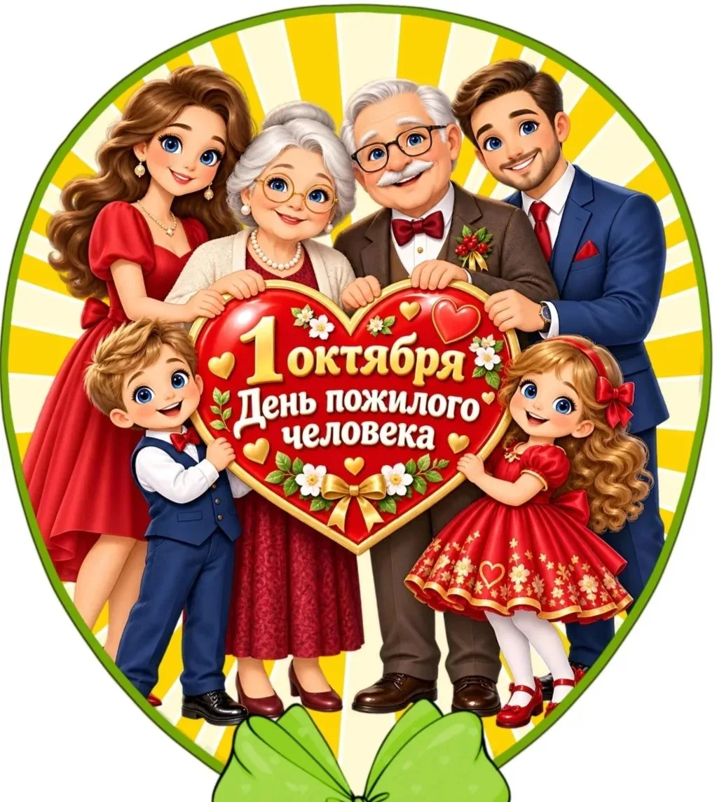 🌹🪻🌷❤️С праздником вас, дорогие бабушки и дедушки!🎈