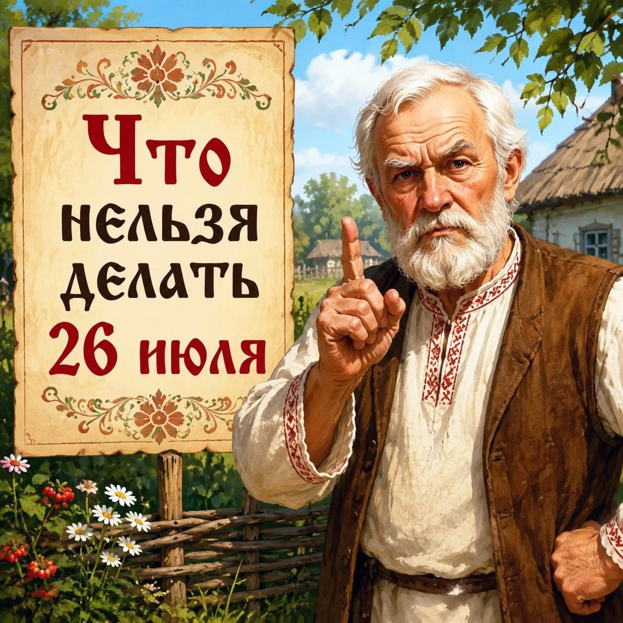 🚫 Что нельзя делать 26 июля — Гаврила Летний