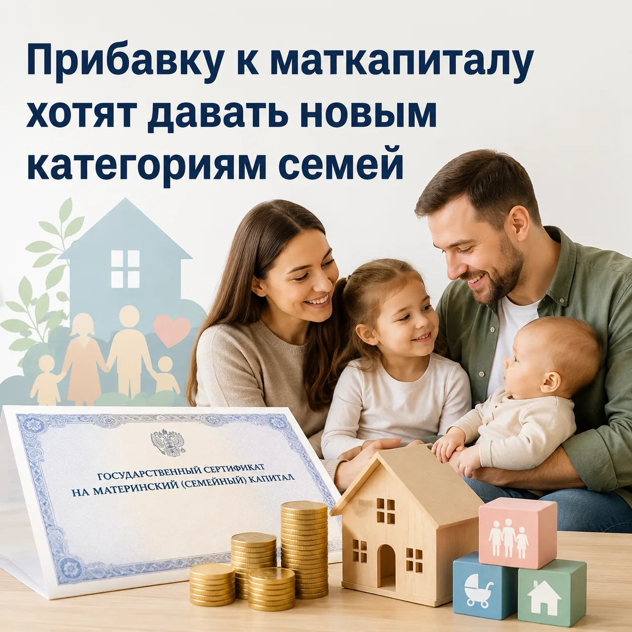 ✏️ Прибавку к маткапиталу хотят давать новым категориям семей

Депутаты разработали законопроект, ко