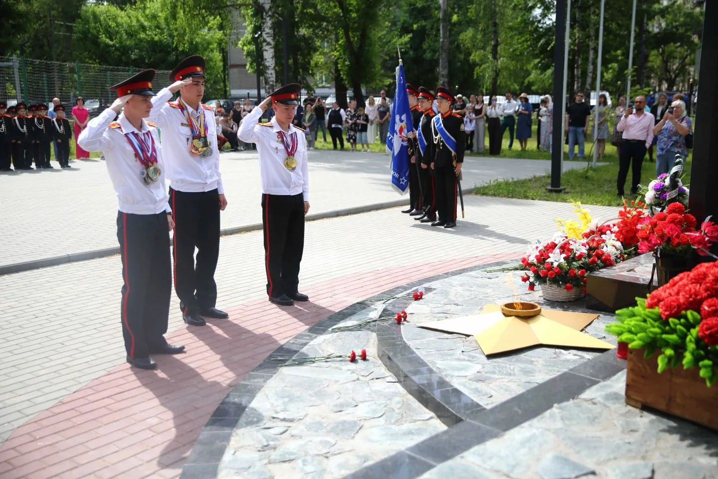 В Ногинском кадетском корпусе имени Героя Советского Союза Б.В. Громова состоялась торжественная цер