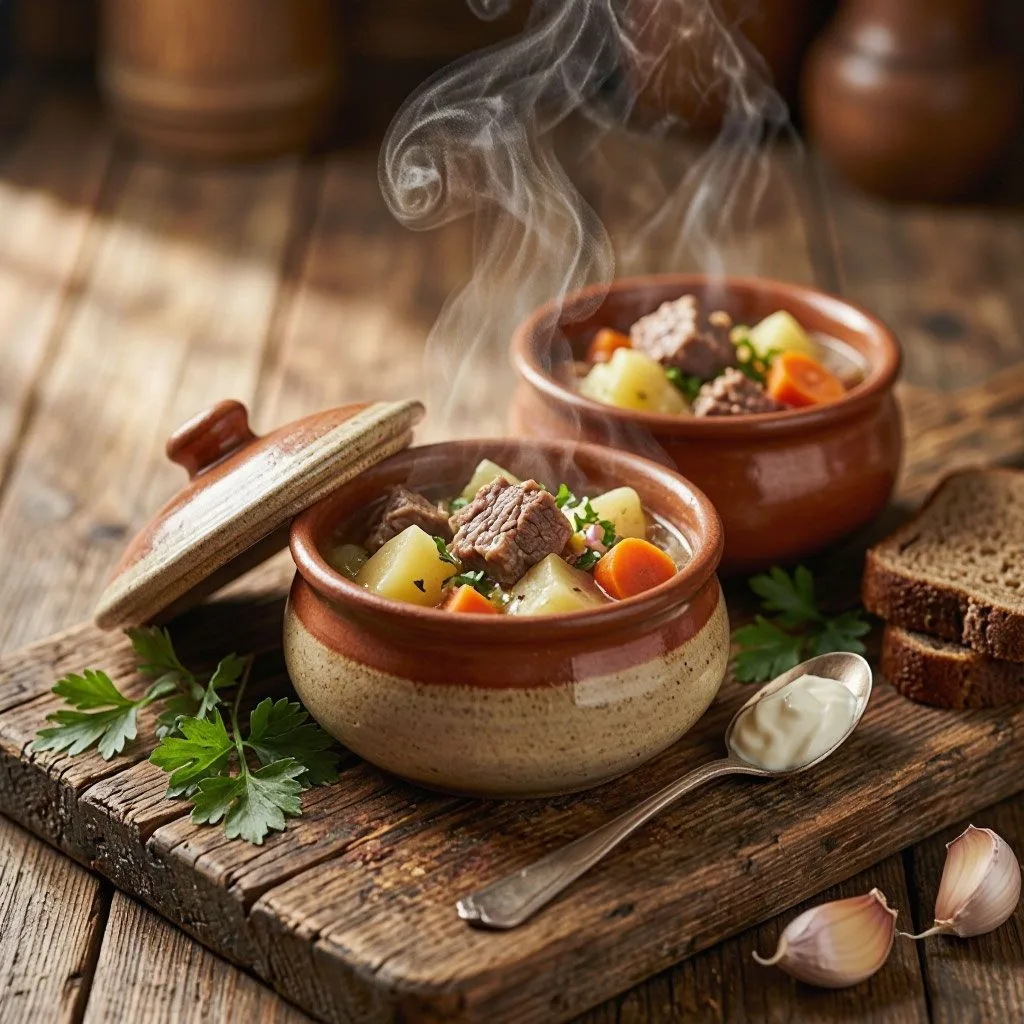 🍲 Жаркое в горшочке «По-домашнему»