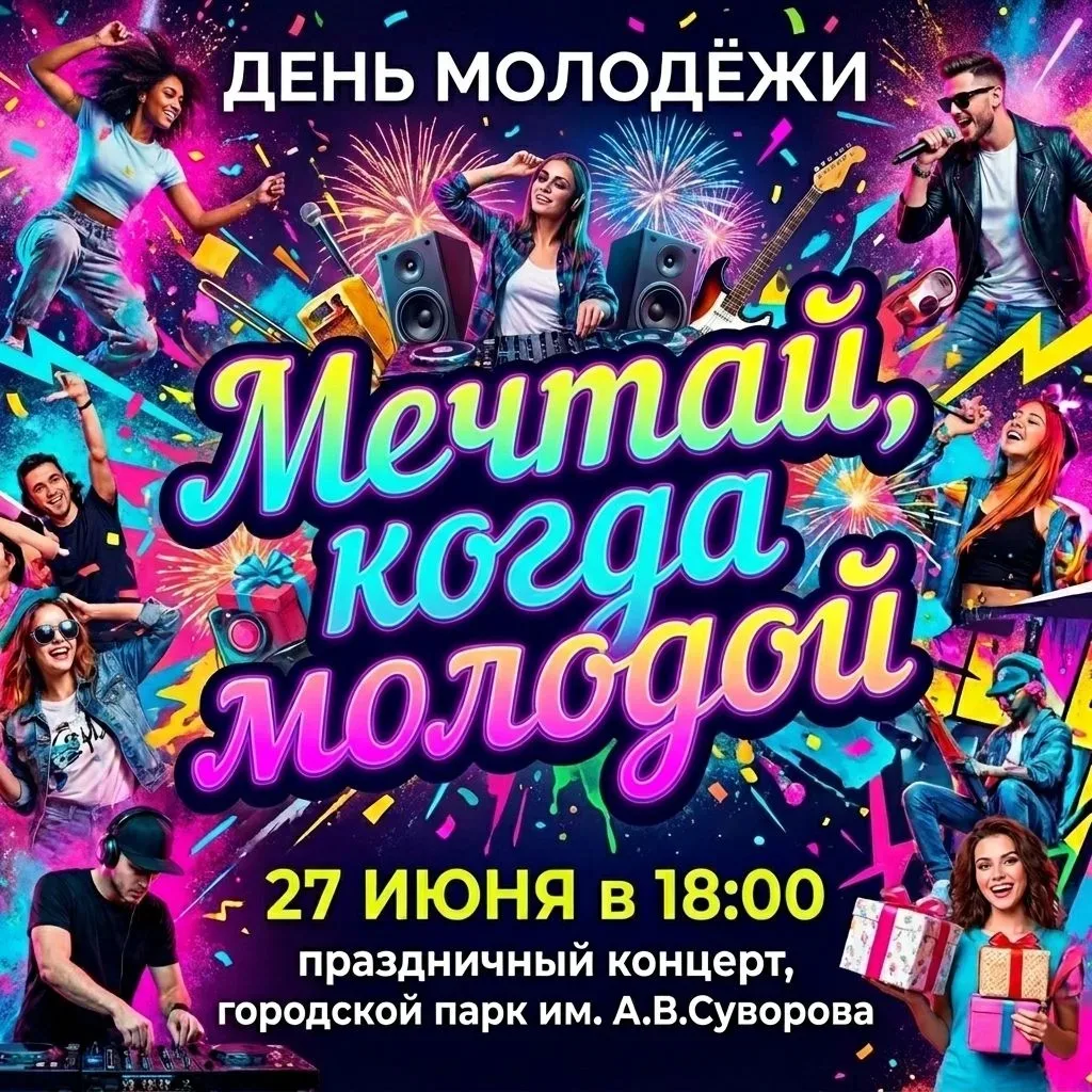 🎉 Мечтай, когда молодой!