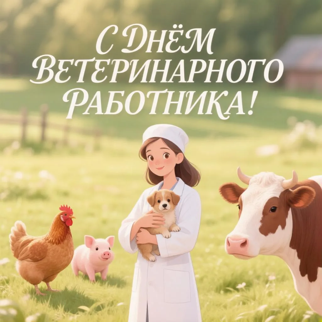 Поздравляем с Днём ветеринарного работника!