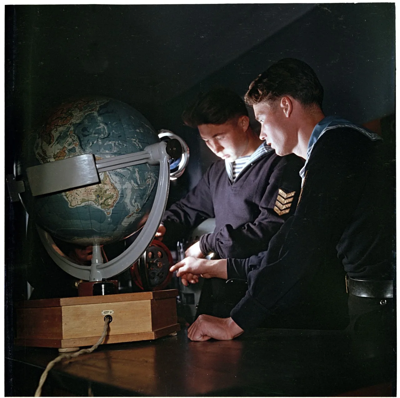 Курсанты архангельской мореходки, 1958 год