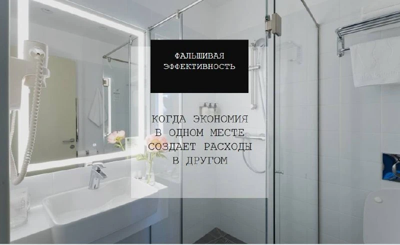 Когда экономия в одном месте - создает расходы в другом.