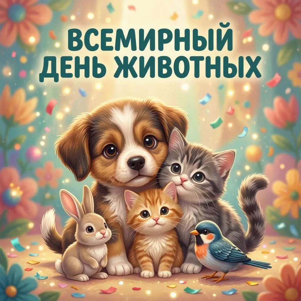 🎉 Всемирный день животных: наши верные друзья и источник бесконечной радости!
