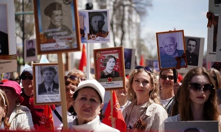 🌹Более 184 000 дальневосточников присоединились к акции «Бессмертный полк»  В городах и селах Дальне