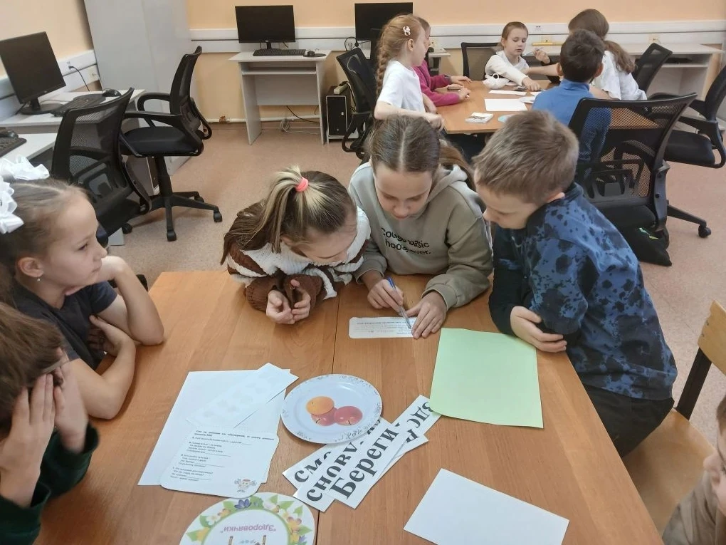 🧡 В рамках месячника ЗОЖ для учеников третьих классов гимназии прошла увлекательная игра под девизом