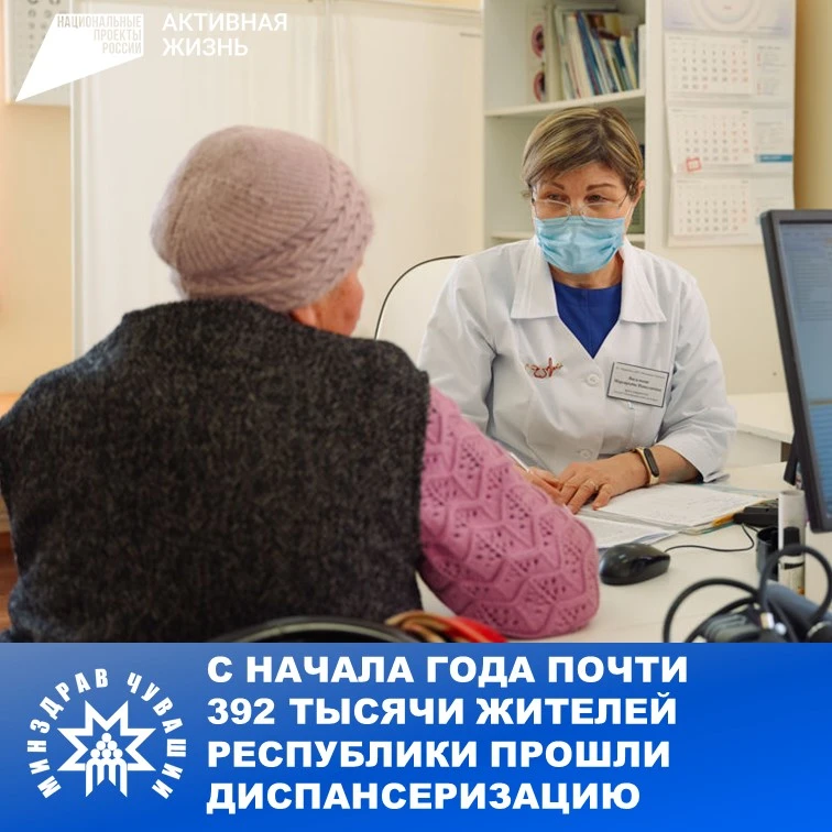 По данным за январь–август 2026 года диспансеризацию и профилактические медицинские осм...