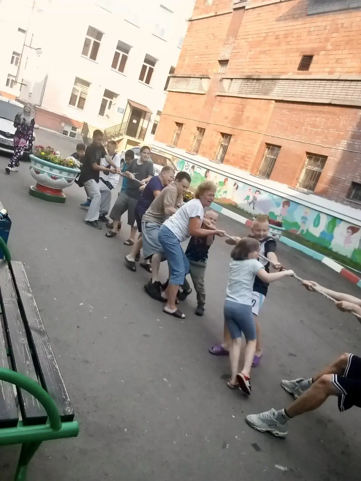 🎉 В честь Дня ВДВ ребята сегодня показали свою силу и сплочённость — с азартом и весёл...