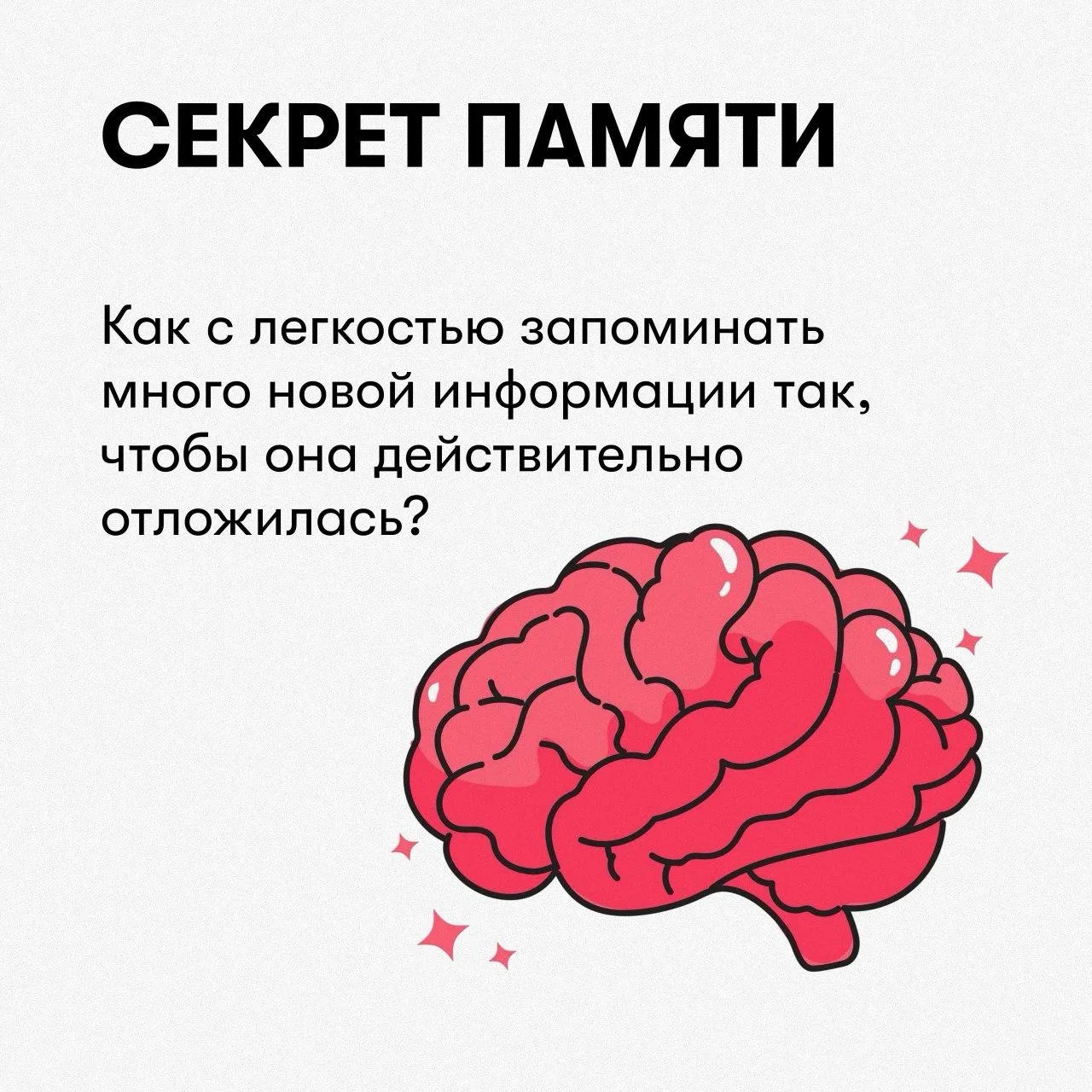 🥺Как запоминать новую информацию?