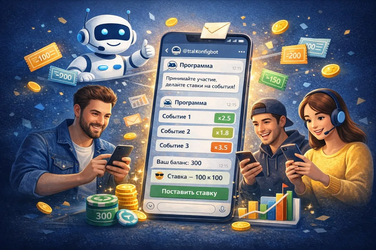 🎯 Тотализатор в чат-боте — вовлечение через игру.