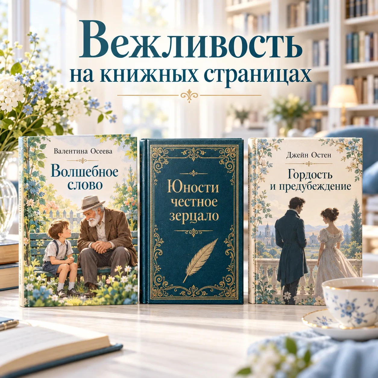 Вежливость на книжных страницах 📚