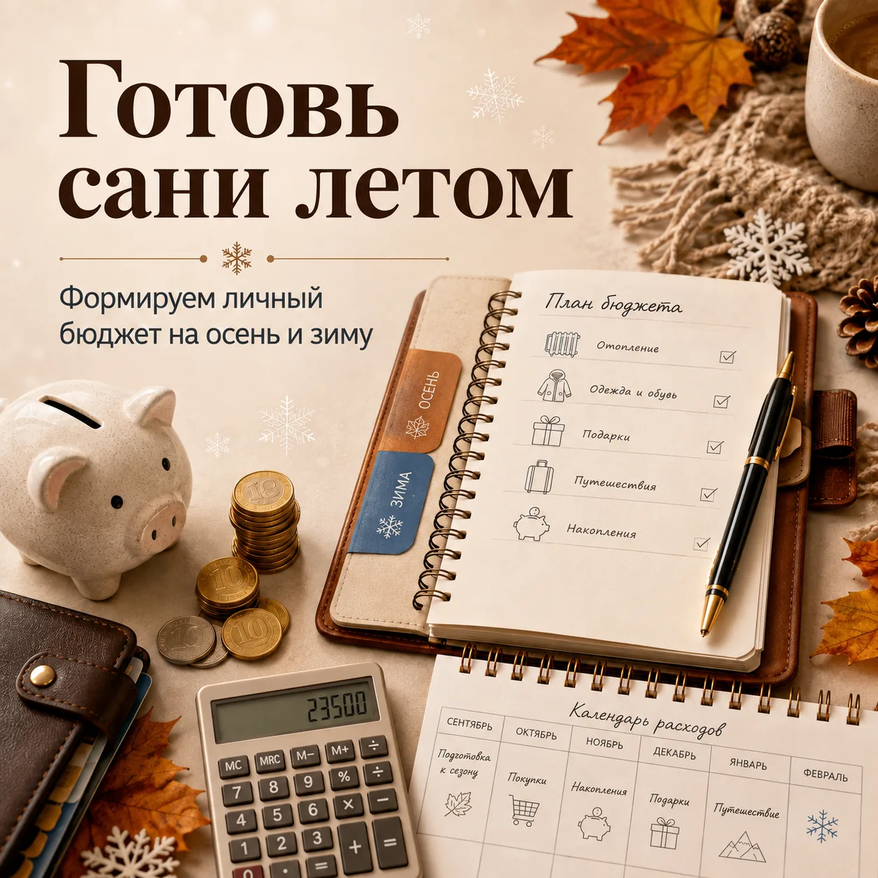 🍂 Осенний бюджет: как спланировать деньги до конца года