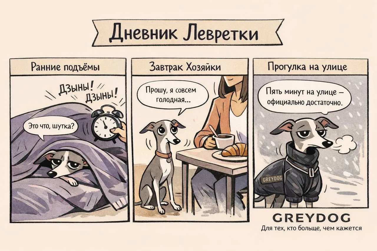 Ловите комикс про наших  милых левреточек) пусть день будет позитивным и удачным, а наш...