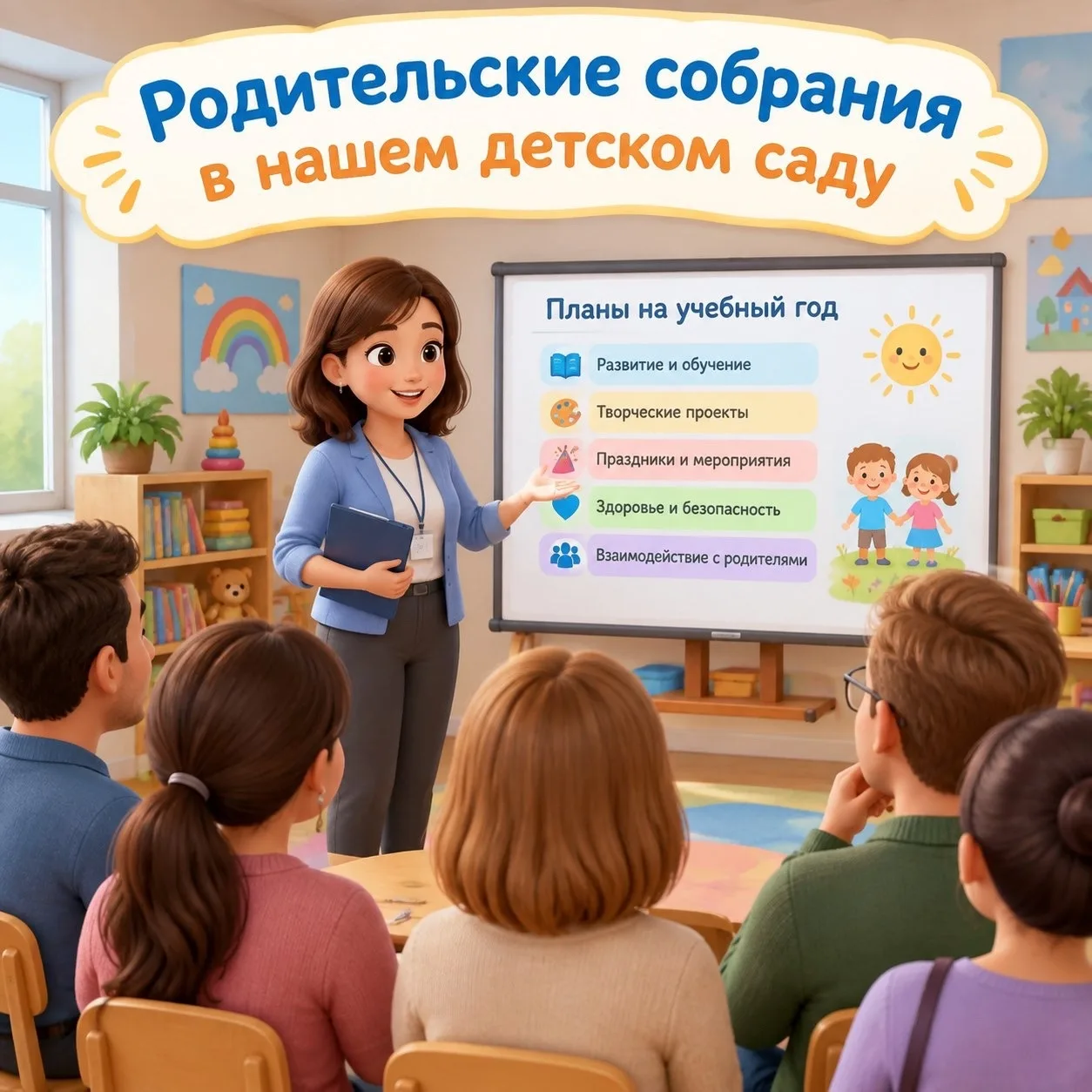 👩‍🏫 На этой неделе в нашем детском саду состоялись родительские собрания.
