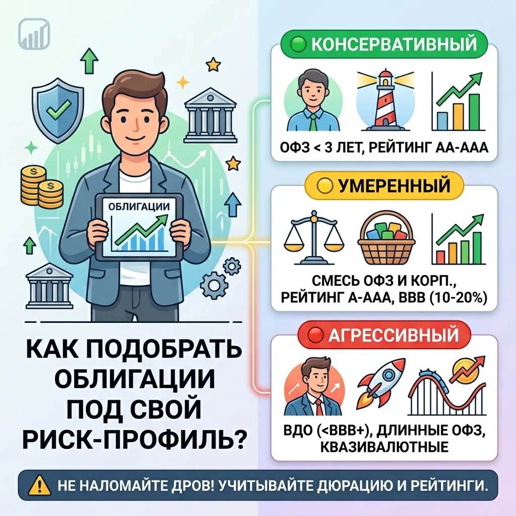 Как подобрать облигации под свой риск-профиль (и не наломать дров)