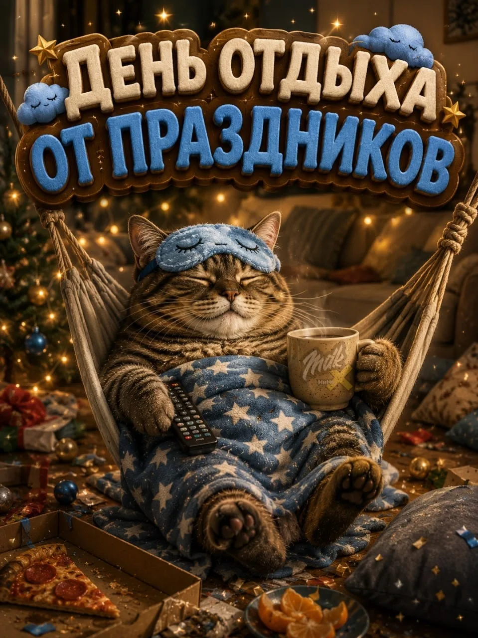 😌С Днем отдыха от праздников!