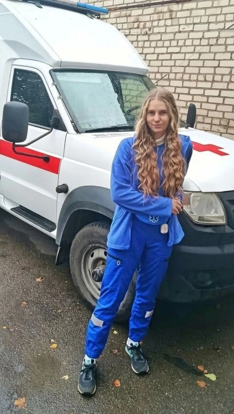 🚑На Островский пост Псковской станции скорой медицинской помощи пришла работать Дарья ...