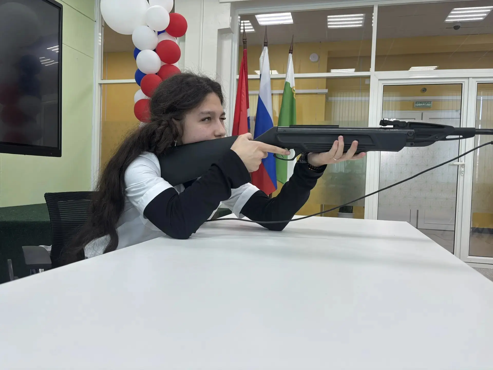 🏆 Прошли соревнования по стрельбе из электронного оружия, среди лицеистов и студентов СПО и ФВО БАмИ