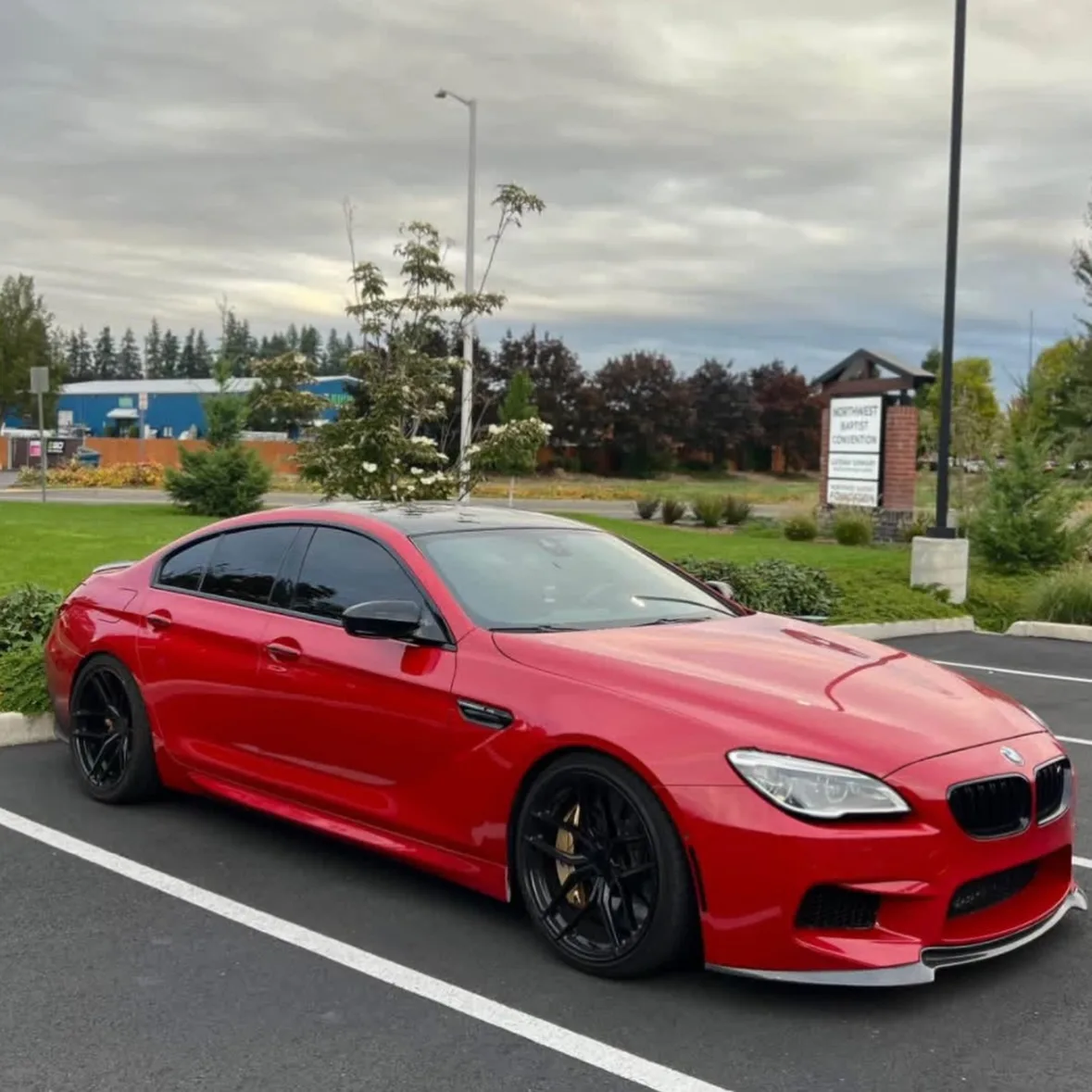 Редкий M6 Gran Coupe в уникальном цвете St. James Red! 🔥