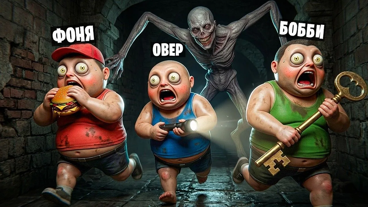 🍿 3 ТОЛСТЯКА ПЫТАЮТСЯ ВЫЖИТЬ