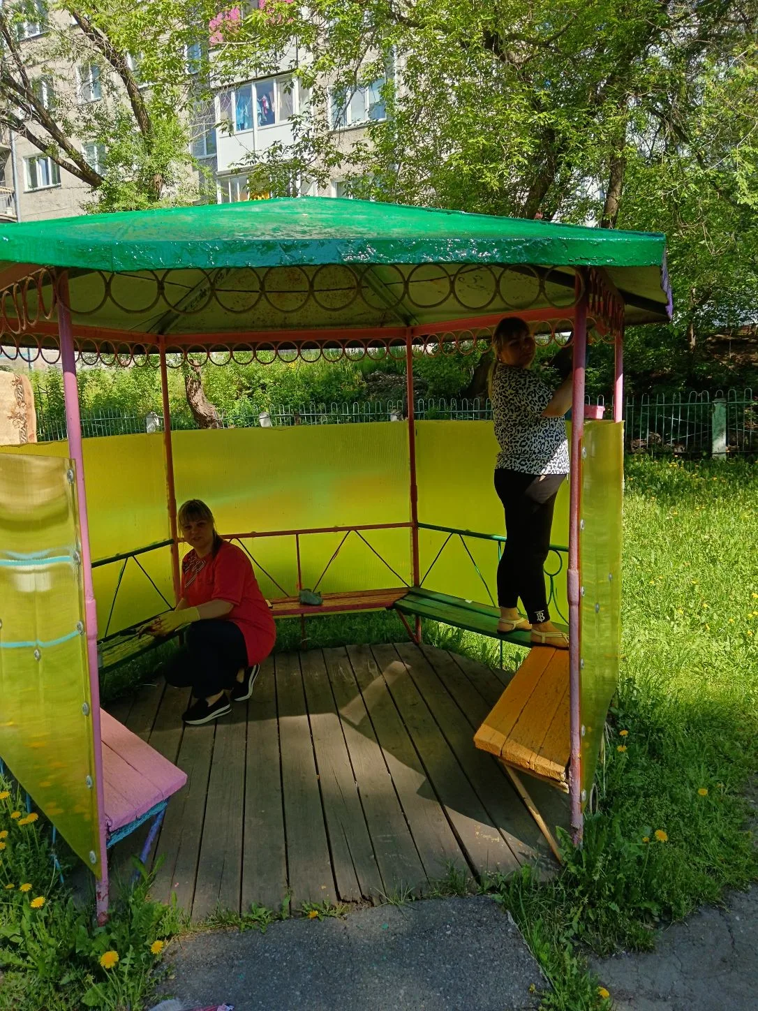 Ремонт в нашей любимой "Незабудке" продолжается...