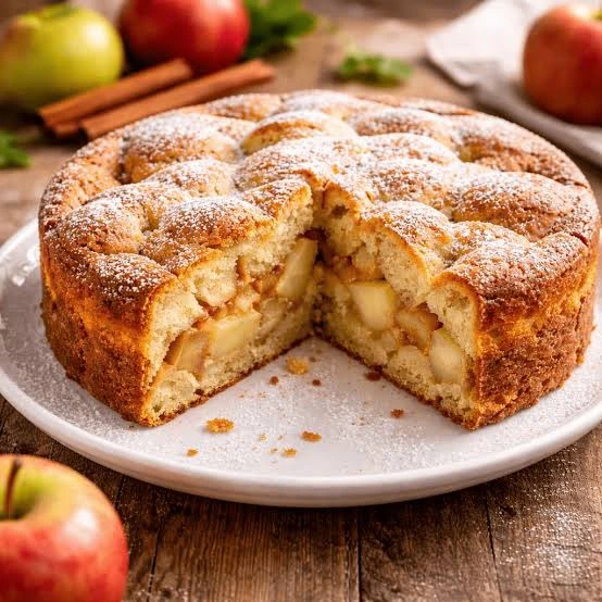 🍎 Шарлотка с яблоками