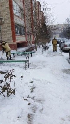 ❗Снежная зима Ейска вносит свои коррективы в работу ООО «ГУК - ЕЙСК»