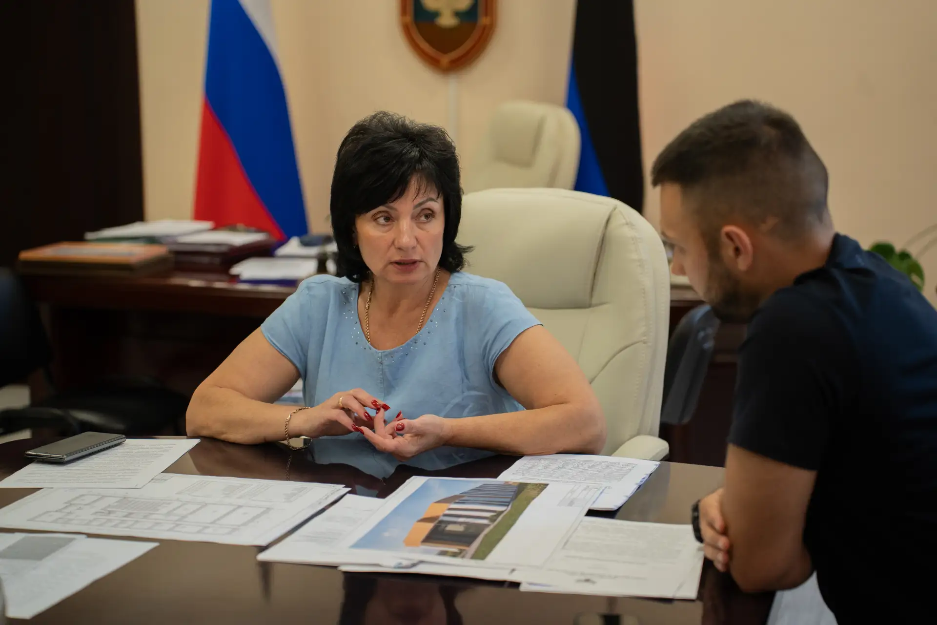 Посетил с рабочей поездкой Тельмановский муниципальный округ

Провёл встречу с главой округа Наталье
