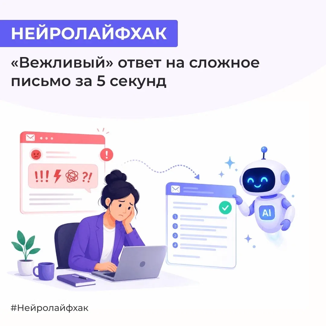 Пятница. Тяжелая неделя. Вы уже мыслями в выходных. И тут получаете агрессивное или неудобное письмо