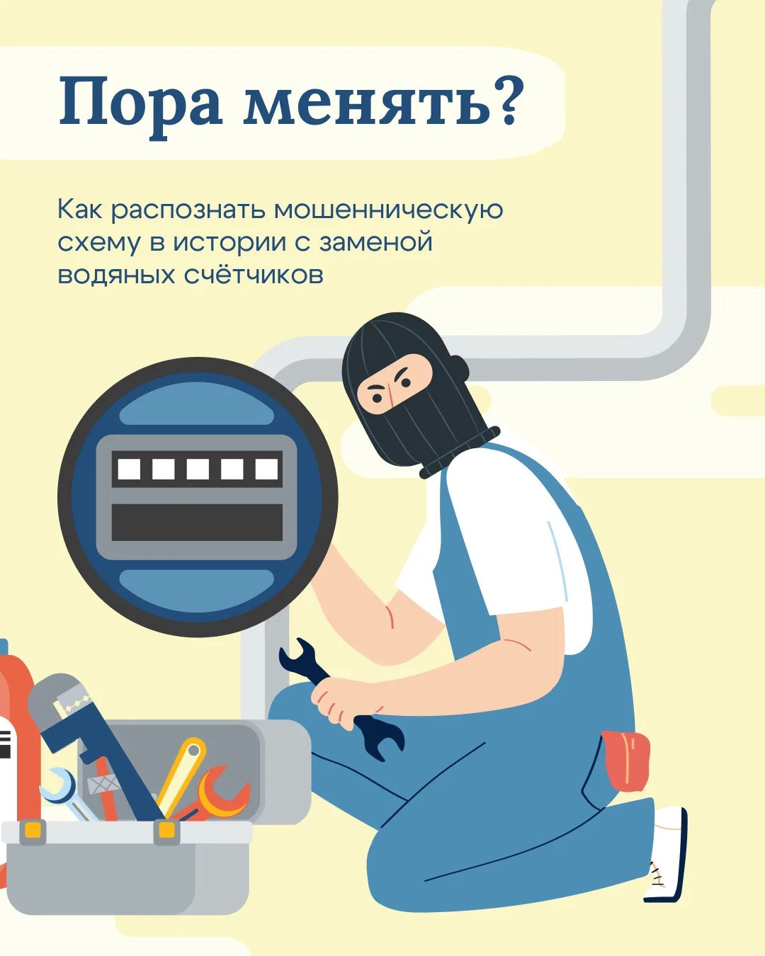 Водяные счетчики - мошеннические схемы