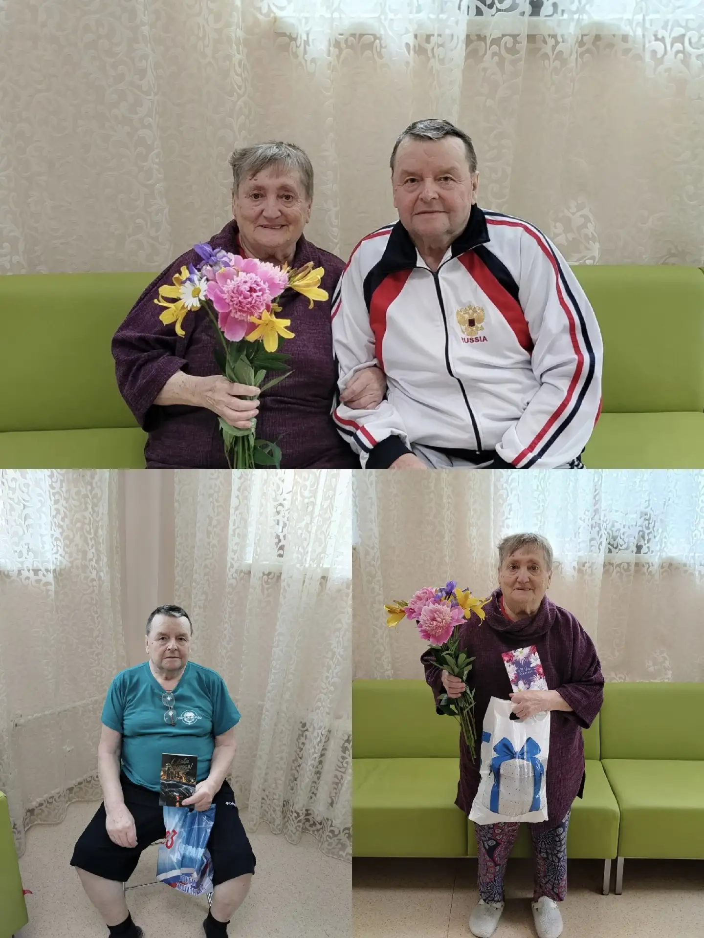 🎊Наших июньских именинников — супружескую пару Лалаевых Сергея Павловича и Валентину Николаевну — с