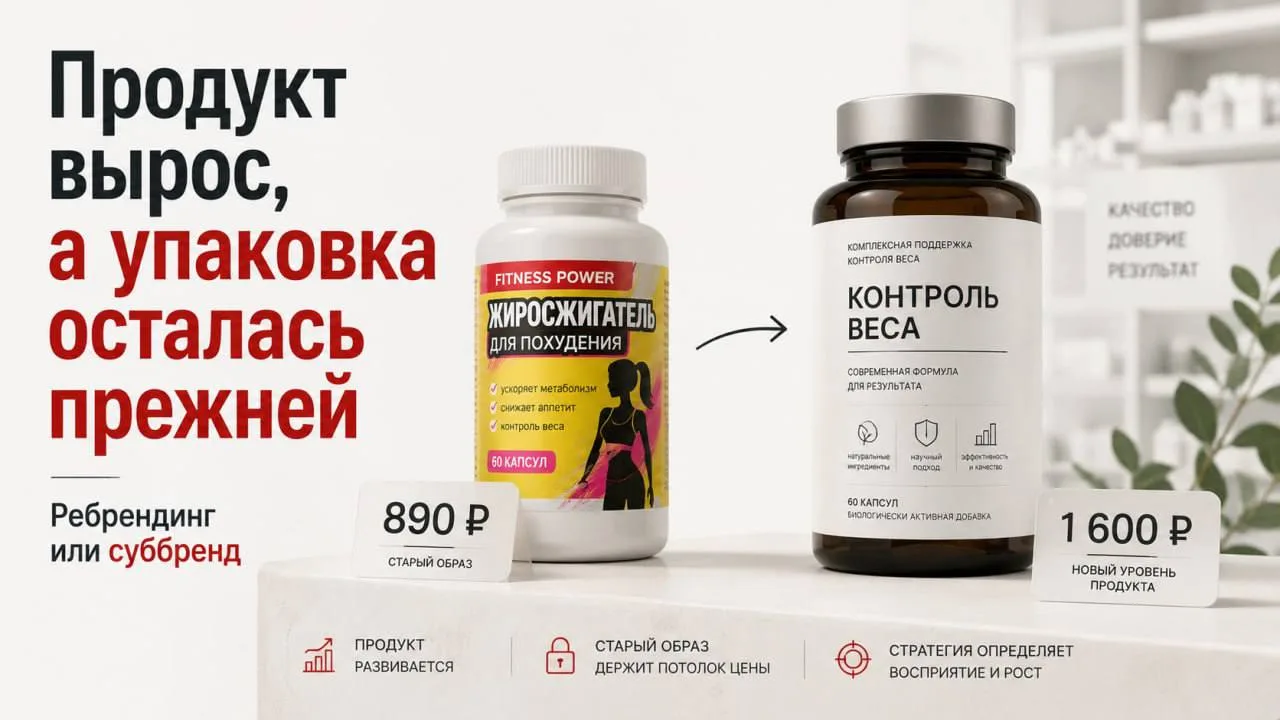 Продукт вырос, а бренд остался прежним? Тогда новая аудитория может не понимать, за что...