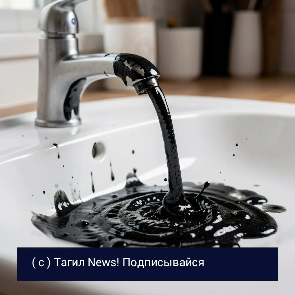 Жители Нижнего Тагила жалуются на чёрную жижу, которая течёт из кранов с горячей водой....