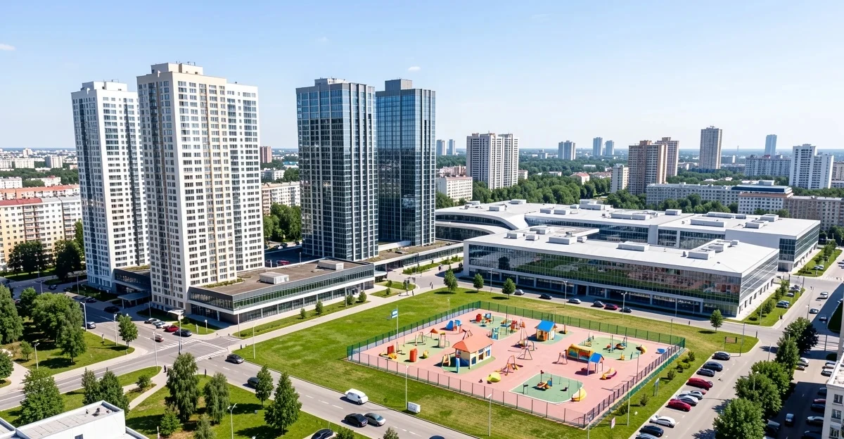 Где в Москве построено больше всего квадратных метров в первой половине 2026 года?