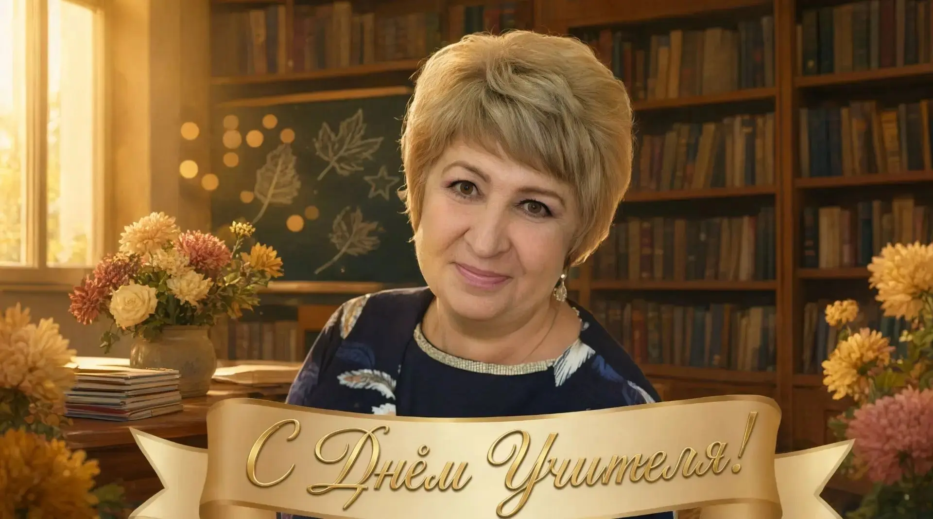 С Днём учителя, Ирина Викторовна!