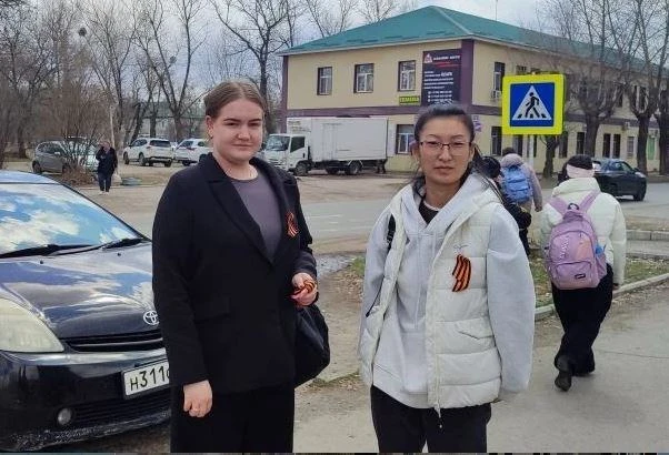 Акция «Георгиевская лента» - в Арсеньеве   Приморский край в числе первых запустил всероссийскую еже