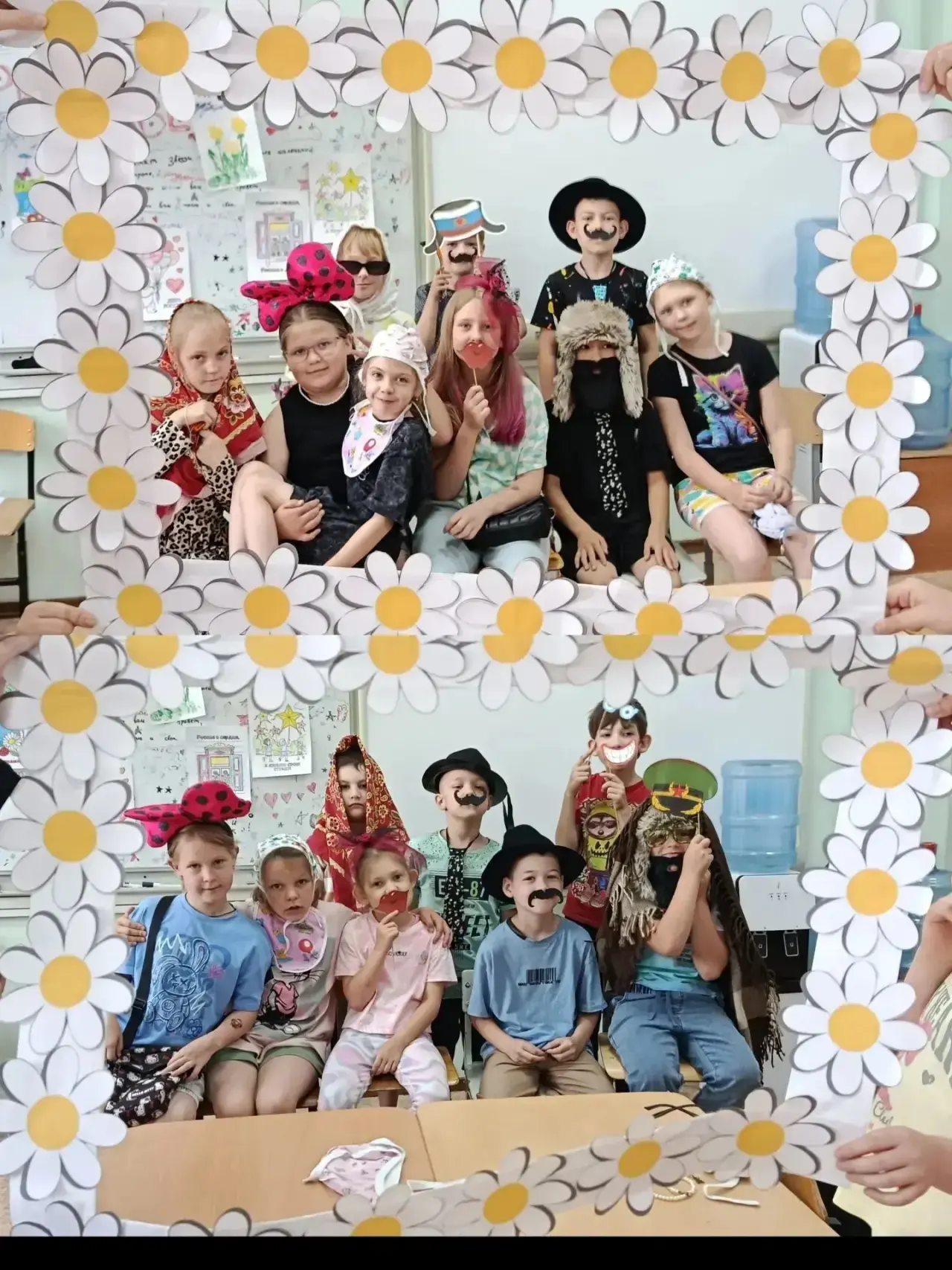 День семьи в пришкольном лагере ☀️ 

Сегодня ребята создавали семейные фотографии, участвовали в раз