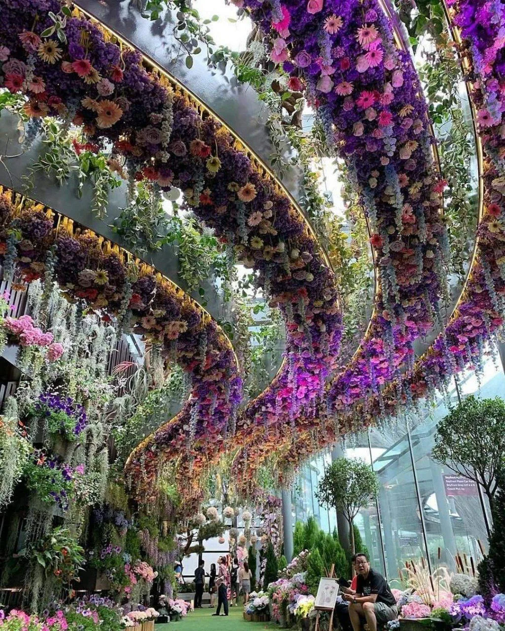 Купол из цветов Сады у залива, Сингапур🇸🇬💫