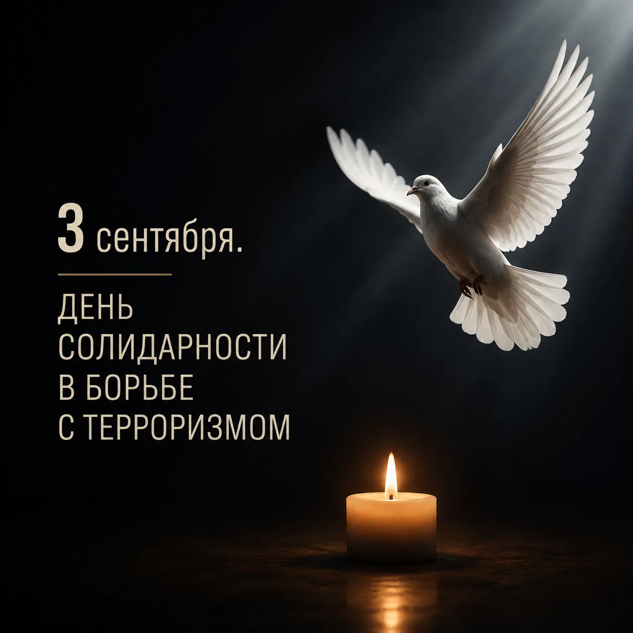 3 сентября — День солидарности в борьбе с терроризмом 🕊️