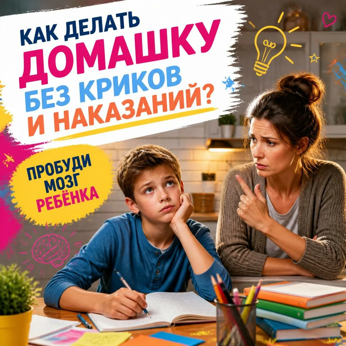 Как начать делать домашние задания с ребенком без криков